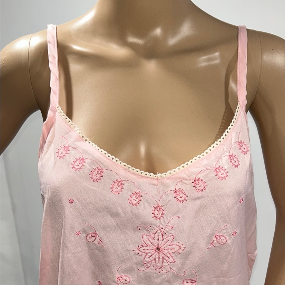 Amanda Paige Lace Trim Gowns. Spaghetti Straps (2 available, pink and yellow)